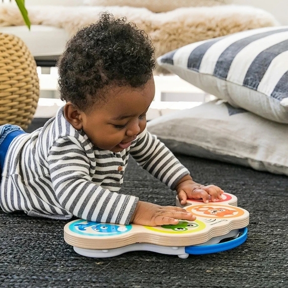 Baby Einstein Hape Magic Touch Wooden Baby Toddler Musical Drum Set Tested Works - Picture 7 of 8